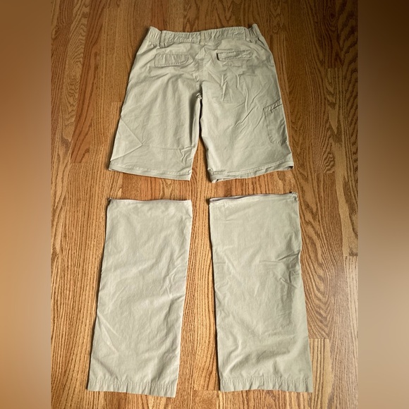 Danskin Now Convertible Hiking Pants Water Resistant Tan Women’s Size Small 4/6 - Picture 11 of 16